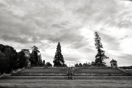 The calm before the storm, view from Garden Stage, Belladrum 2014