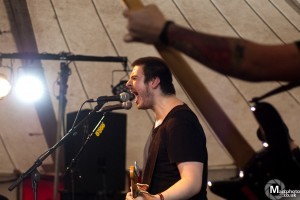 The band playing Rockness 2012