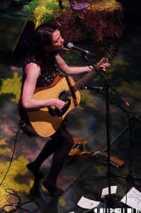 Rachel on her last appearance at the Eden Court for Northern Roots 2014.