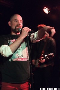 Enthusiastic host for teh evening Conor O’Hara