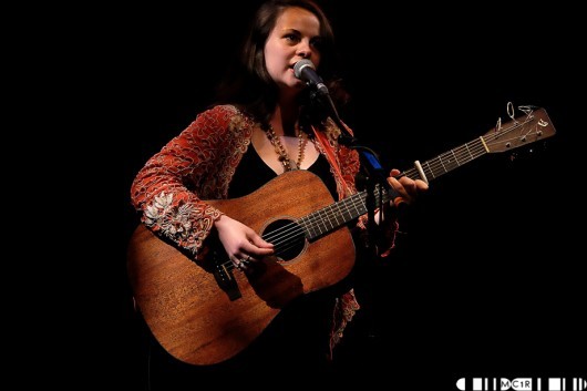 Megan Blyth took to the stage first for a near capacity crowd. 
