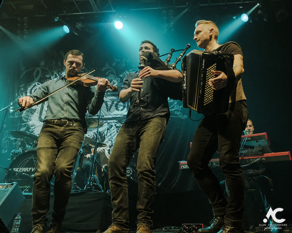 Skerryvore with City Of Inverness Pipe Band and Runrigs Iain Bayne December 2018 Ironworks Inverness November 2018 5a - Skerryvore, 7/12/2018 - Images